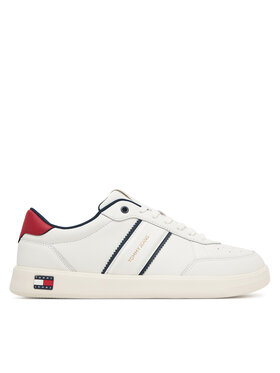 Tommy Jeans Tommy Jeans Tossud Lightweight Flag Leather Court EM0EM01758 Valge