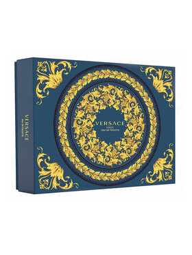 Versace Versace Eros zestaw - woda toaletowa 100 ml + woda toaletowa 10 ml + kosmetyczka Zestaw