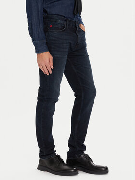 HUGO HUGO Jeans hlače 50547255 Mornarsko modra Slim Fit