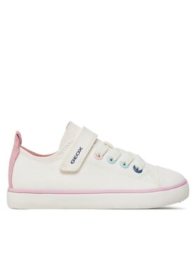 Geox Geox Scarpe da ginnastica J Gisli Girl J454NA 00010 C1000 S Bianco