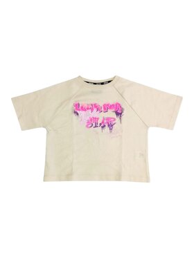 Starter Starter T-Shirt q-bab-69965 Beżowy Regular Fit