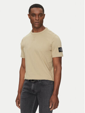 Calvin Klein Jeans Calvin Klein Jeans T-Shirt J30J323484 Beżowy Regular Fit