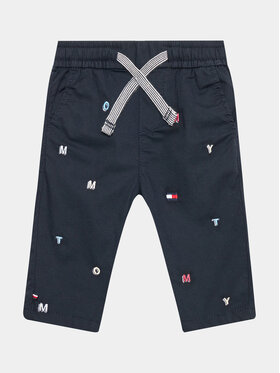 Tommy Hilfiger Tommy Hilfiger Hlače KN0KN01617 Tamnoplava Regular Fit