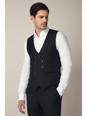 Lancerto Lancerto Kamizelka Barletta KA073125000004 Czarny Slim Fit