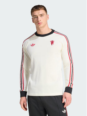 adidas adidas Koszulka techniczna Manchester United Originals Biały Slim Fit