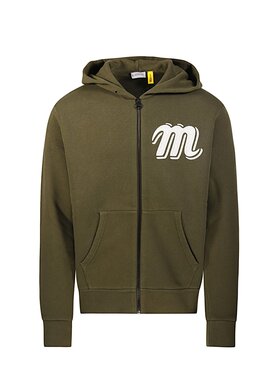 Moncler Moncler Bluza 8G00004 Zielony Regular Fit