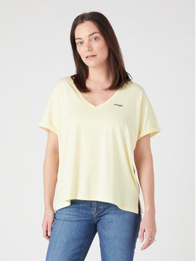 Wrangler Wrangler T-Shirt W7XKEVX6Z 112328929 Žlutá Regular Fit