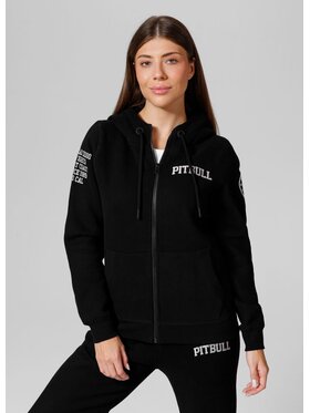 PITBULL PITBULL Bluza Bluza damska rozpinana z kapturem Tyrian L Czarny Regular Fit