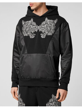Plein Sport Plein Sport Felpa 1719 Nero Regular Fit