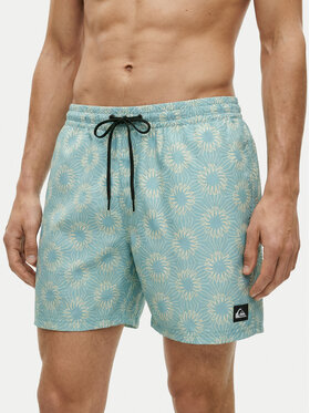 Quiksilver Quiksilver Szorty kąpielowe Everyday Printed Volley 15 EQYJV04219 Turkusowy Regular Fit