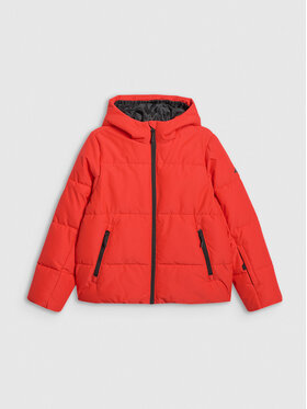 4F 4F Kurtka narciarska BASIC SKI Czerwony Regular Fit
