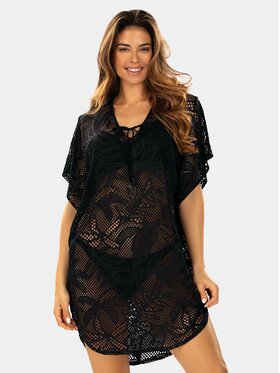 Feba Feba Sukienka plażowa F122A Czarny