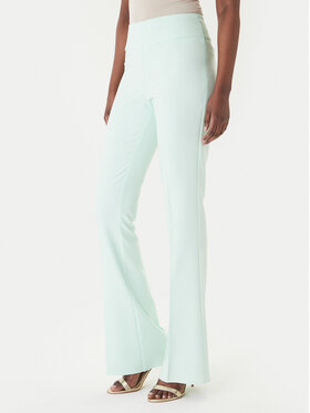 Rinascimento Rinascimento Medžiaginės kelnės CFC0127876003 Žalia Slim Fit