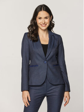 Willsoor Willsoor Marynarka 67900 Granatowy Slim Fit