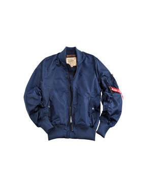 Alpha Industries Alpha Industries Kurtka bomber Ma-1 Tt 191103 Granatowy Regular Fit