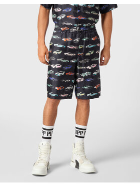 PHILIPP PLEIN PHILIPP PLEIN Szorty materiałowe 22565 Czarny Regular Fit