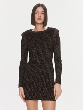 Liu Jo Liu Jo Sukienka dzianinowa MF3171 MA49I Czarny Slim Fit