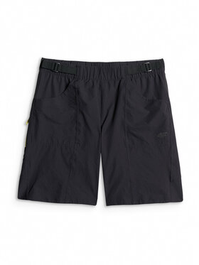 4F 4F Szorty rowerowe GET LOST FEEL FOUND Czarny Regular Fit