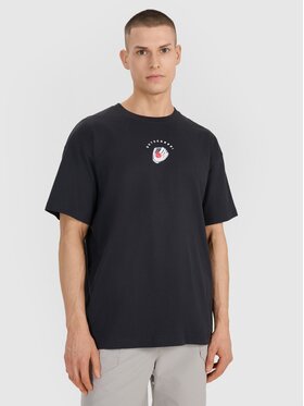 4F 4F T-shirt 4FRSS25TTSHM2981-20S Nero Oversize