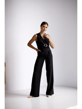 LilaLou LilaLou Kamizelka Tanya Czarny Regular Fit