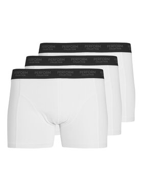 TeeShoppen TeeShoppen Komplet 3 par bokserek 'Perform Collection' Biały