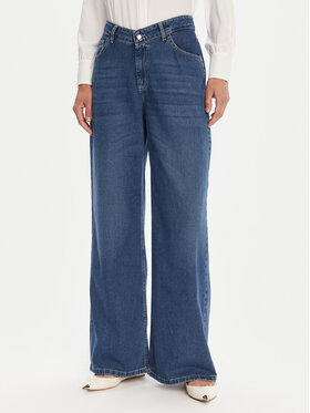 Rinascimento Rinascimento Дънки CFC0125151003 Син Wide Leg