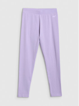 4F 4F Legginsy 4FJWSS26TTIGF284 Fioletowy