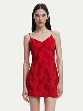 Desigual Desigual Coctailkleid Tigris 25SWVW85 Rot Slim Fit