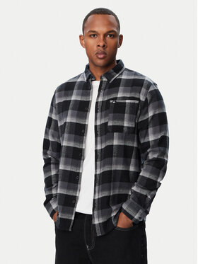 Quiksilver Quiksilver Hemd Motherfly Plaid EQYWT04712 Schwarz Regular Fit