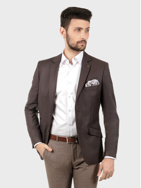 Evenemen Evenemen Marynarka BENVICO Brązowy Slim Fit