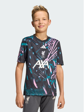 adidas adidas Koszulka techniczna Liverpool FC 25/26 Pre Match Jersey Kids Czarny Regular Fit