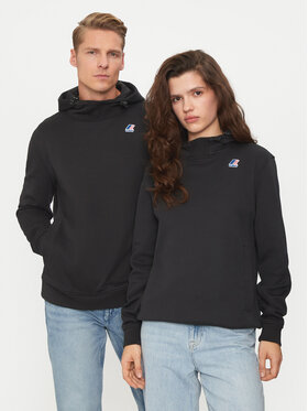 K-Way K-Way Felpa Le Vrai Durance K3123QW Nero Regular Fit