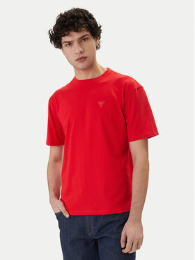 Guess Guess T-Shirt F6GI11 K8HM4 Czerwony Regular Fit