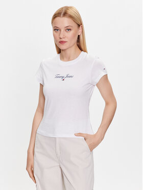 Tommy Jeans Tommy Jeans T-shirt DW0DW16145 Bijela Regular Fit