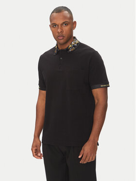 Versace Jeans Couture Versace Jeans Couture Polo 78GAGT04 Czarny Regular Fit