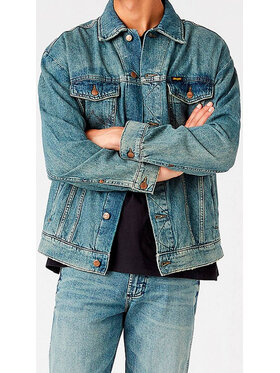 Wrangler Wrangler Kurtka jeansowa Anti Fit Jacket 112146060 Niebieski Oversize