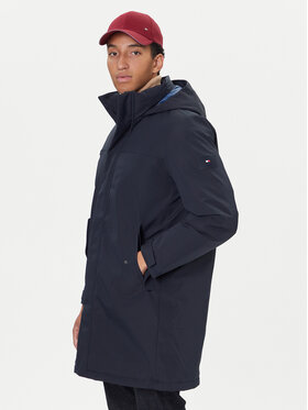 Tommy Hilfiger Tommy Hilfiger Демісезонний плащ MW0MW41362 Cиній Regular Fit