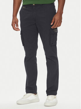 Aeronautica Militare Aeronautica Militare Spodnie materiałowe 251PA1329CT2443 Granatowy Regular Fit