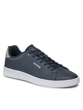 Tommy Hilfiger Tommy Hilfiger Αθλητικά Court Cup Lth Perf Detail FM0FM05038 Σκούρο μπλε