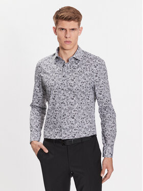 Seidensticker Seidensticker Košeľa 01.640840 Sivá Slim Fit
