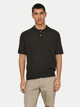 Only & Sons Only & Sons Polokošile Kent 22033463 Hnědá Regular Fit