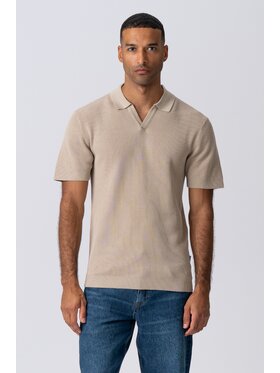 TeeShoppen TeeShoppen Polo 'Basic Collection' Beżowy Regular Fit