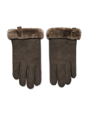 Ugg Ugg Mănuși de Damă W Shorty Glove W Leather Trim 17367 Maro