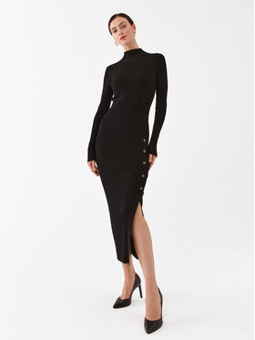 TWINSET TWINSET Φόρεμα υφασμάτινο 232TP3171 Μαύρο Slim Fit