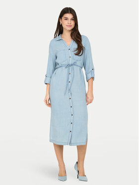 ONLY ONLY Rochie tip cămașă Charis 15337931 Albastru Regular Fit