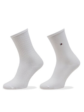Tommy Hilfiger Tommy Hilfiger Довгі шкарпетки 701227563 Білий