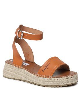 Pepe Jeans Pepe Jeans Espadrile Kate Emboed PLS90591 Smeđa