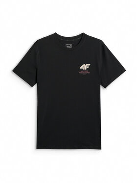 4F 4F T-Shirt COMMERCIAL 12 Czarny Regular Fit
