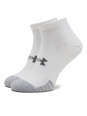 Under Armour Set 3 Parov Unisex Nizkih Nogavic Heatgear Lo Cut Sock 1346753-100 Bela