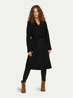 ONLY ONLY Płaszcz przejściowy Alvilda 15314362 Czarny Regular Fit